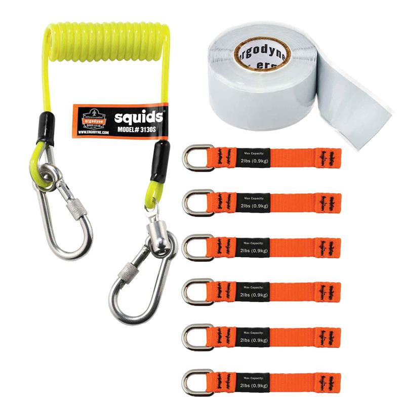 SQUIDS 3180 TOOL TETHERING KIT - 2 LB - Tagged Gloves